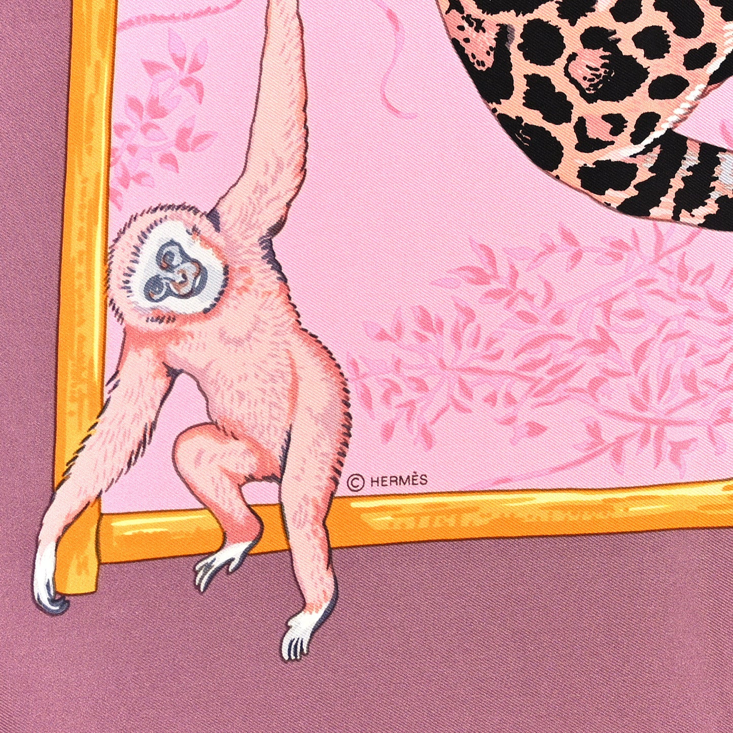 Silk Tendresse Feline Scarf 90