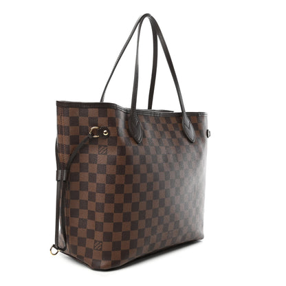 Louis Vuitton Damier Ebene Neo Neverfull MM Rose Ballerine 2 of 4