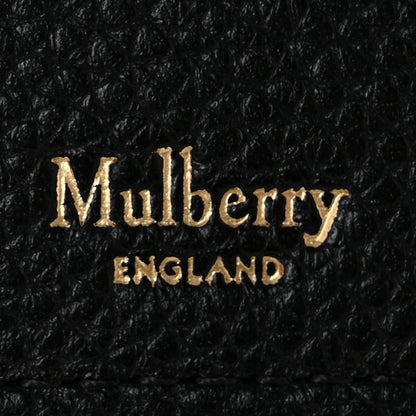 Mulberry Small Classic Grain Medium Continental French Wallet Black 6 of 10