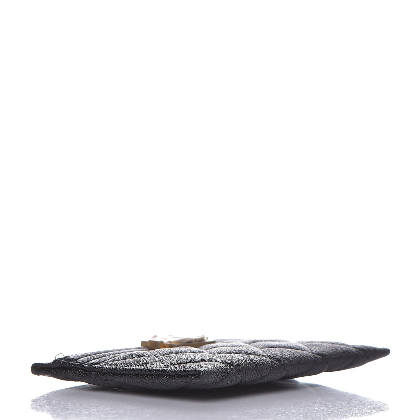 Caviar Quilted Boy Card Holder Black
