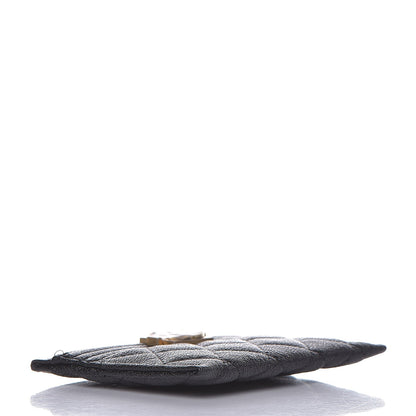 Chanel Caviar Quilted Boy Card Holder Black 4 of 8