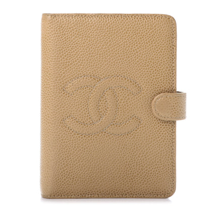 Chanel Caviar Timeless CC Ring Agenda Planner Beige 1 of 15