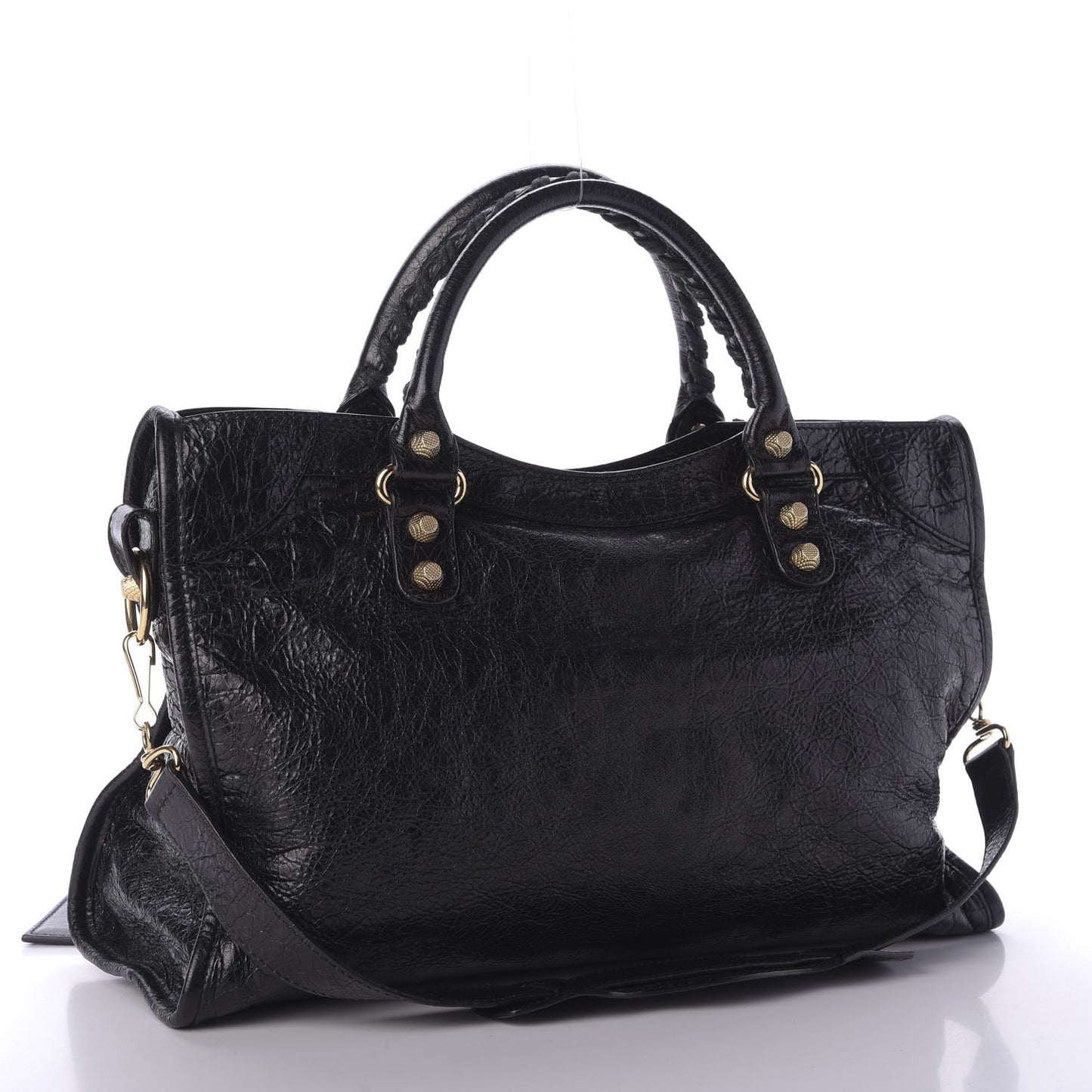 Agneau Giant 12 Gold Hardware City Black