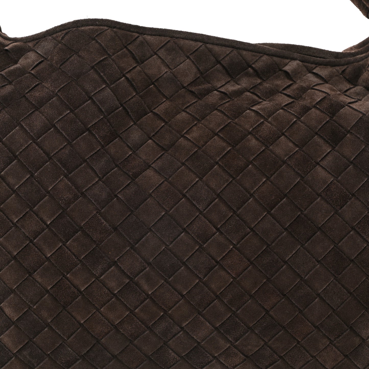 Suede Intrecciato Small Hop Fondant