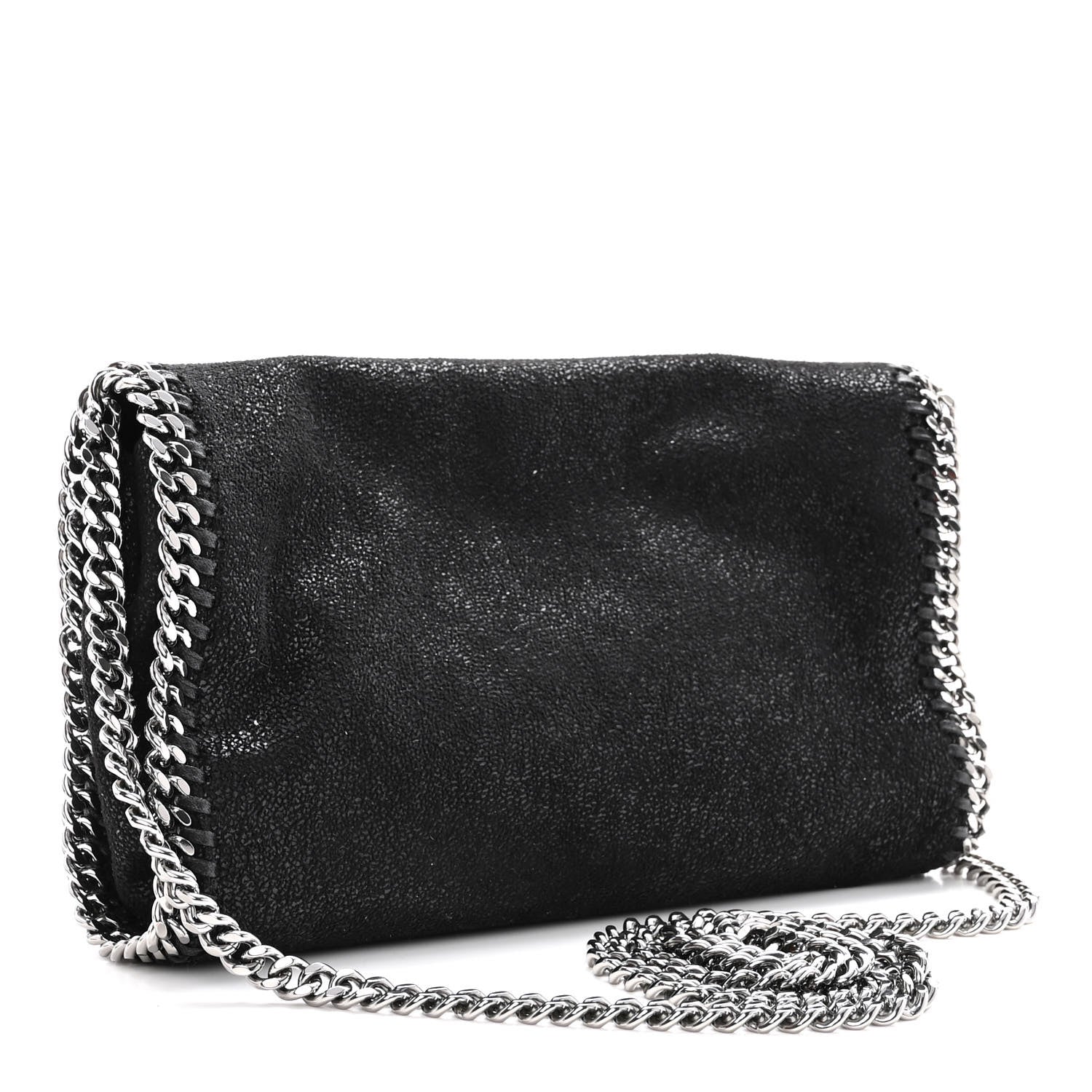 Stella McCartney Shaggy Deer Falabella Crossbody Bag Black 3 of 9