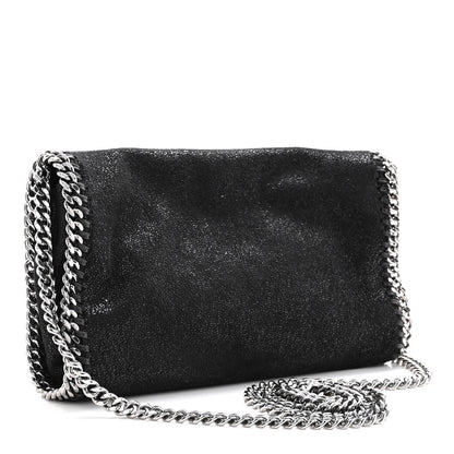 Stella McCartney Shaggy Deer Falabella Crossbody Bag Black 3 of 9
