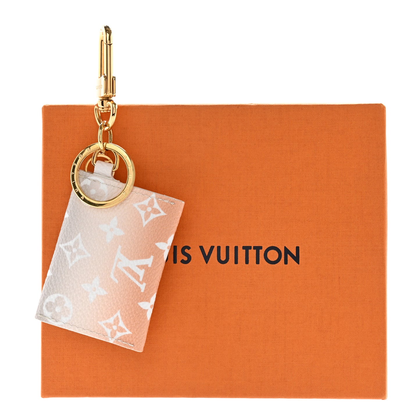 Monogram By The Pool Kirigami Pouch Key Holder Bag Charm Brume