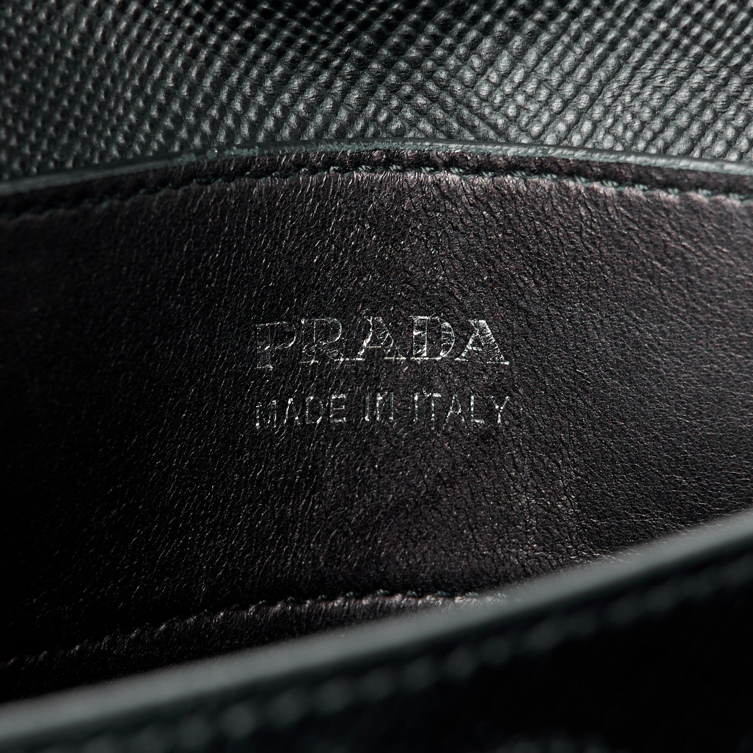 Prada Saffiano Cuir Medium Double Handle Tote Black 7 of 10