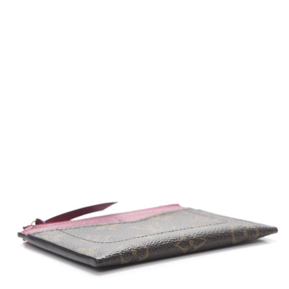 Louis Vuitton Monogram Zipped Card Holder Fuchsia 4 of 7