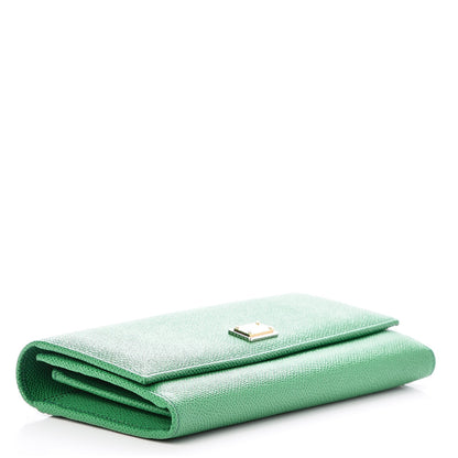 Dolce & Gabbana Dauphine Continental Flap Wallet Verde 4 of 8