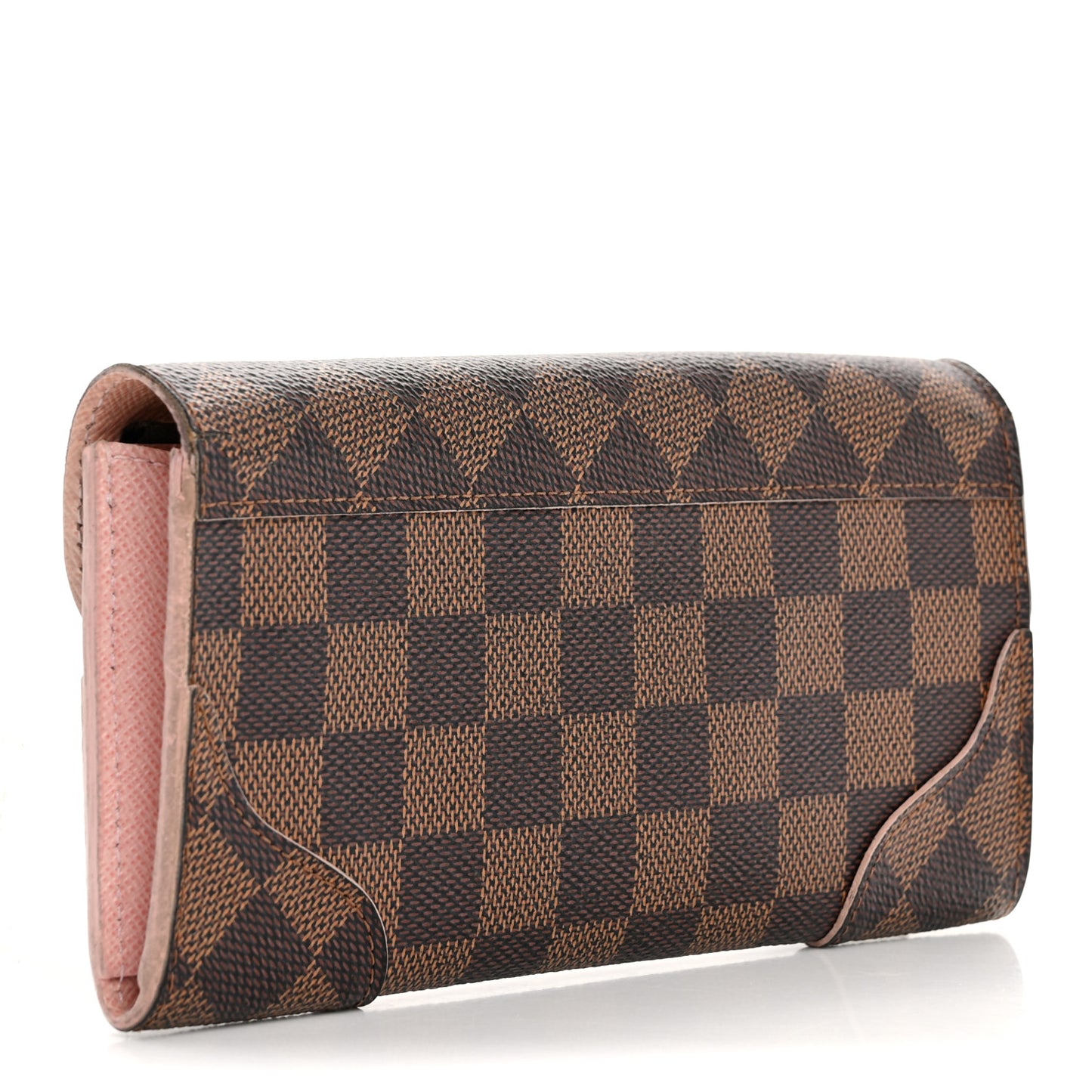 Damier Ebene Caissa Wallet Rose Ballerine