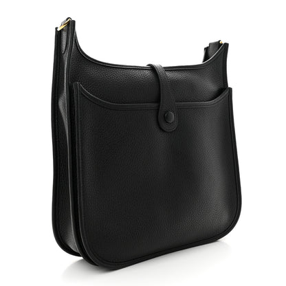 Hermes Taurillon Clemence Evelyne III PM Black 3 of 11