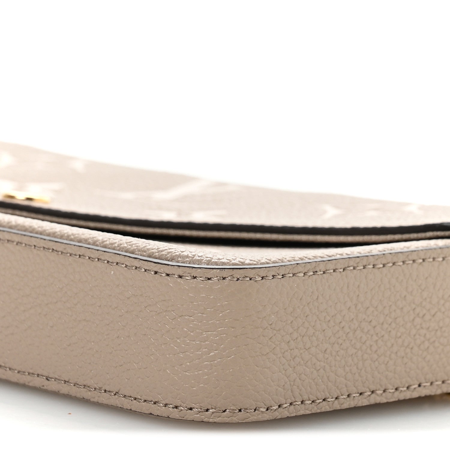 Louis Vuitton Empreinte Monogram Giant Felicie Pochette Tourterelle Creme 11 of 12