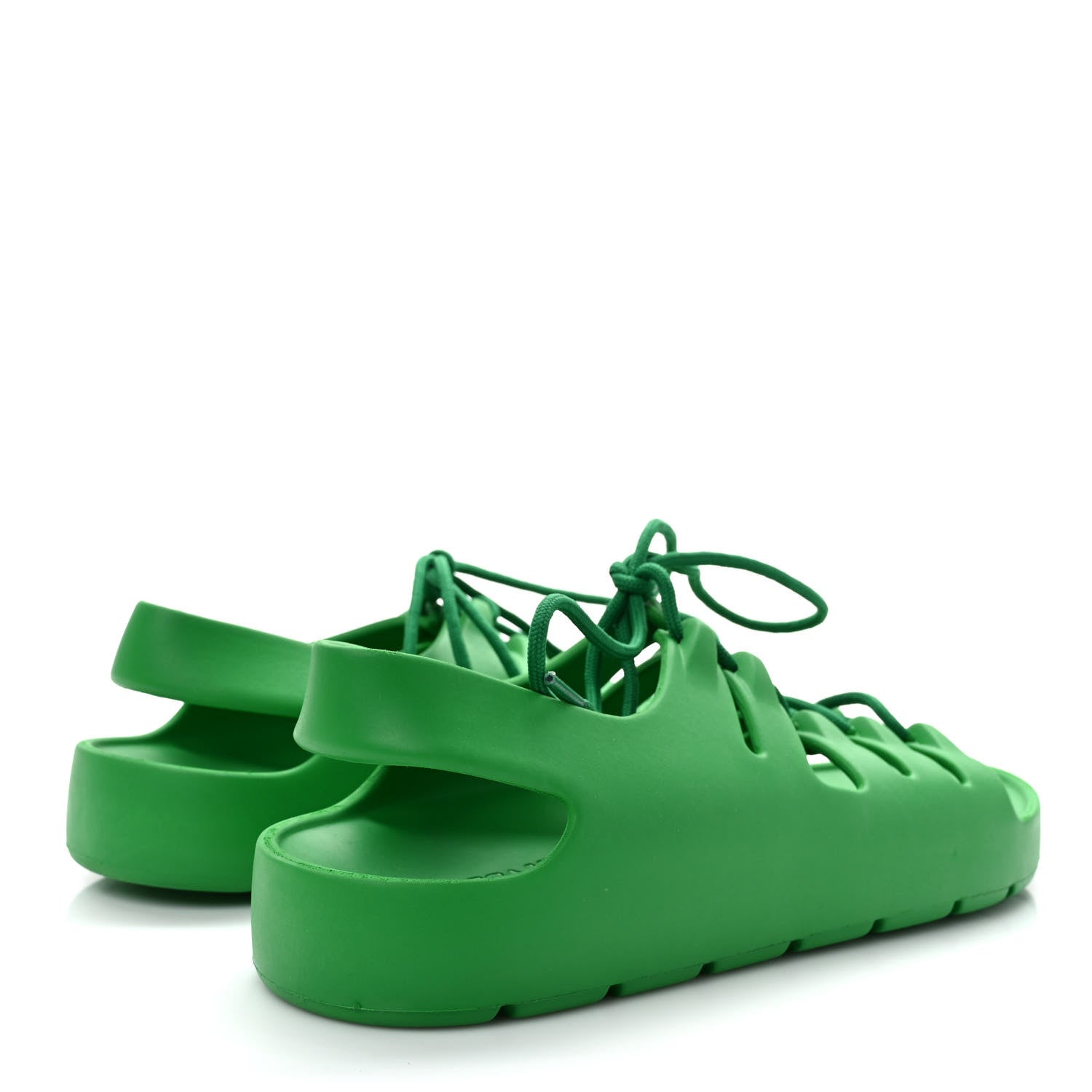 Bottega Veneta Rubber Jelly Sandals 38 Grass 4 of 7