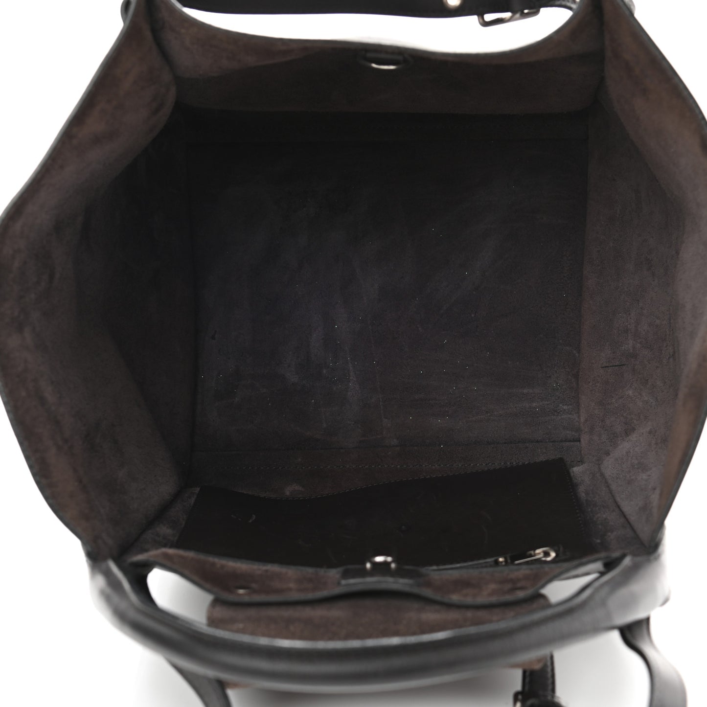 Smooth Calfskin Small Big Bag Liquorice