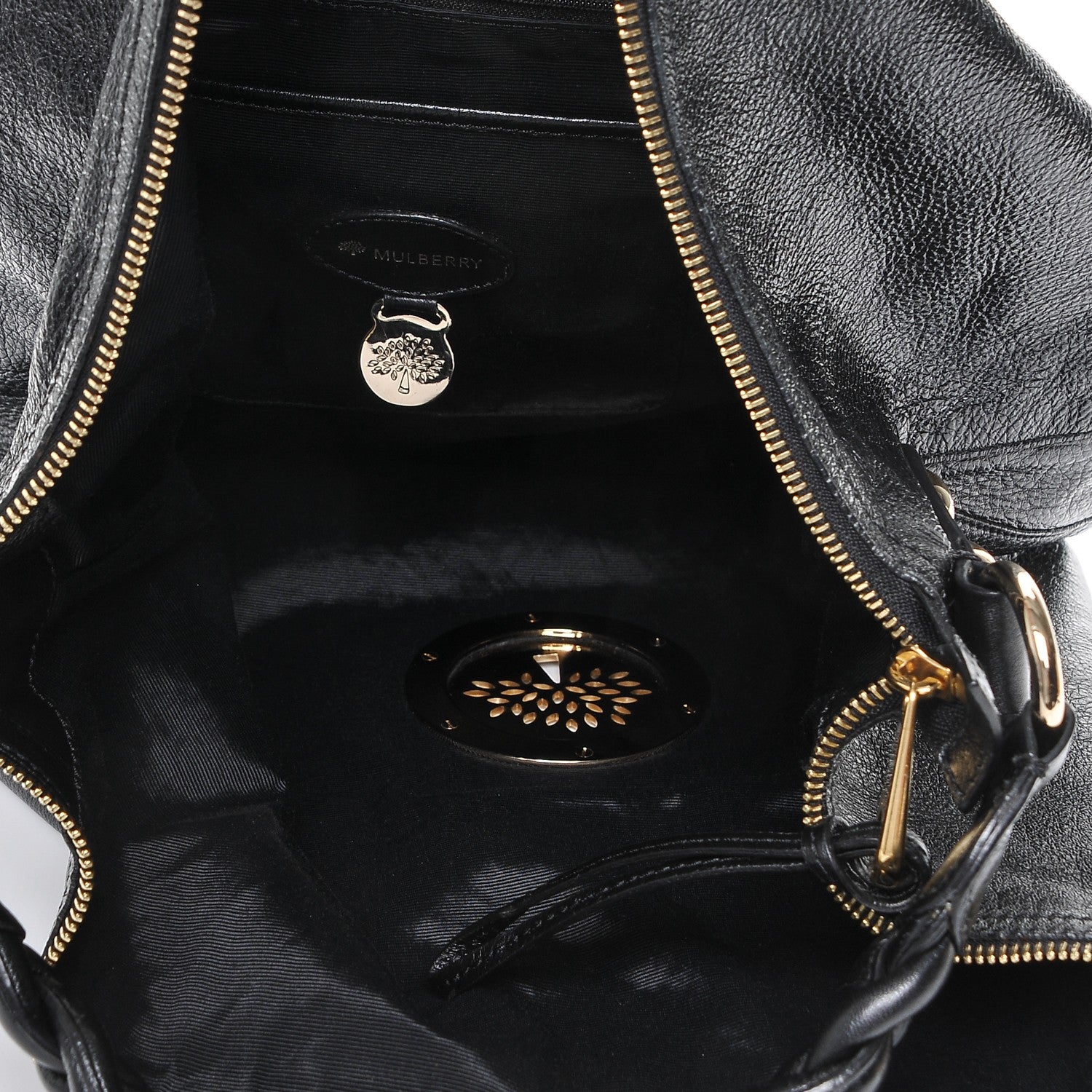 Mulberry Soft Spongy Calfskin Large Daria Hobo Black 5 of 7