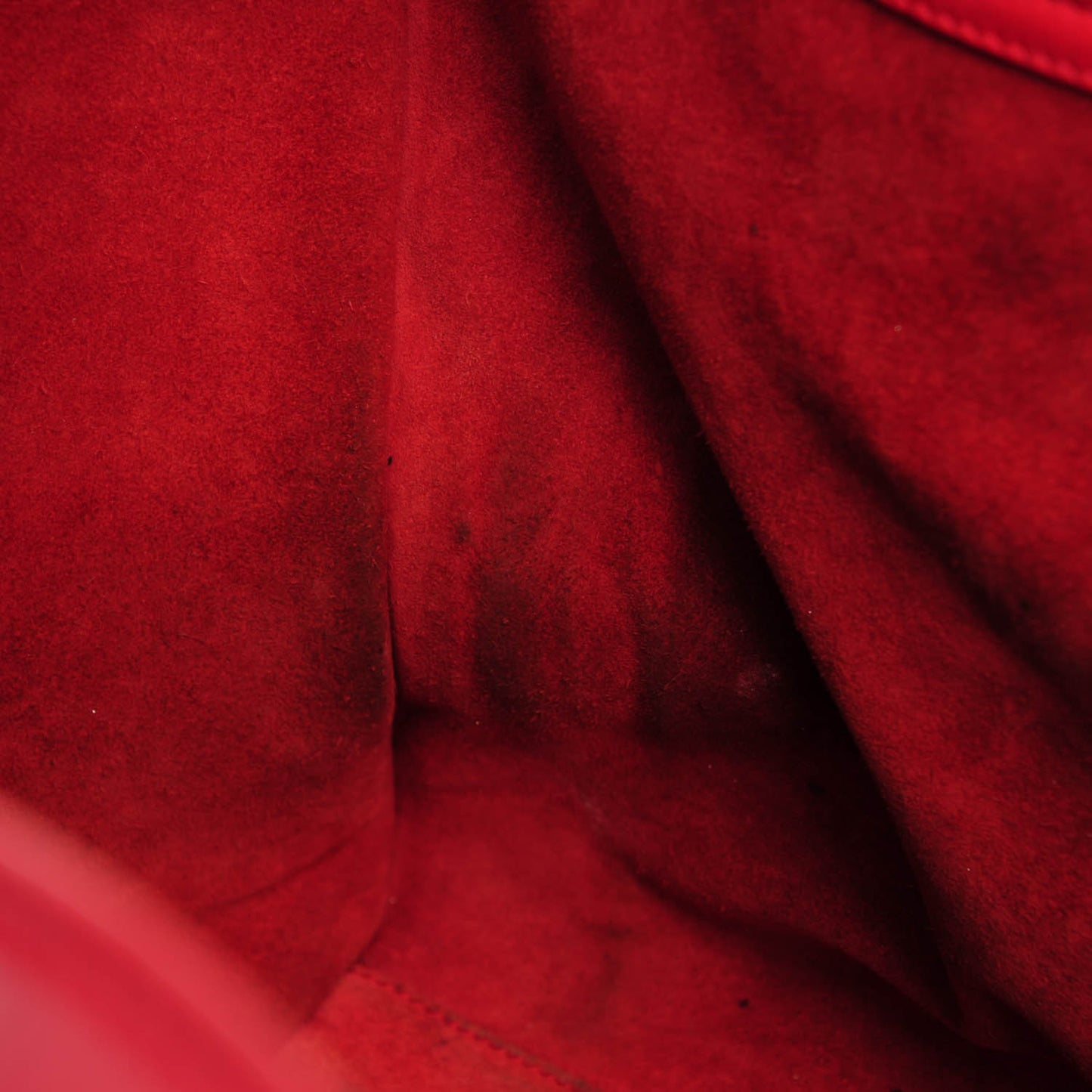 Supple Calfskin Large Phantom Luggage Coquelicot