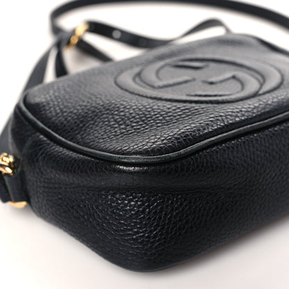 Gucci Pebbled Calfskin Mini Soho Disco Bag Black 8 of 9