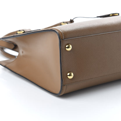 Prada Saffiano Soft Calfskin Tote Cannella 6 of 9