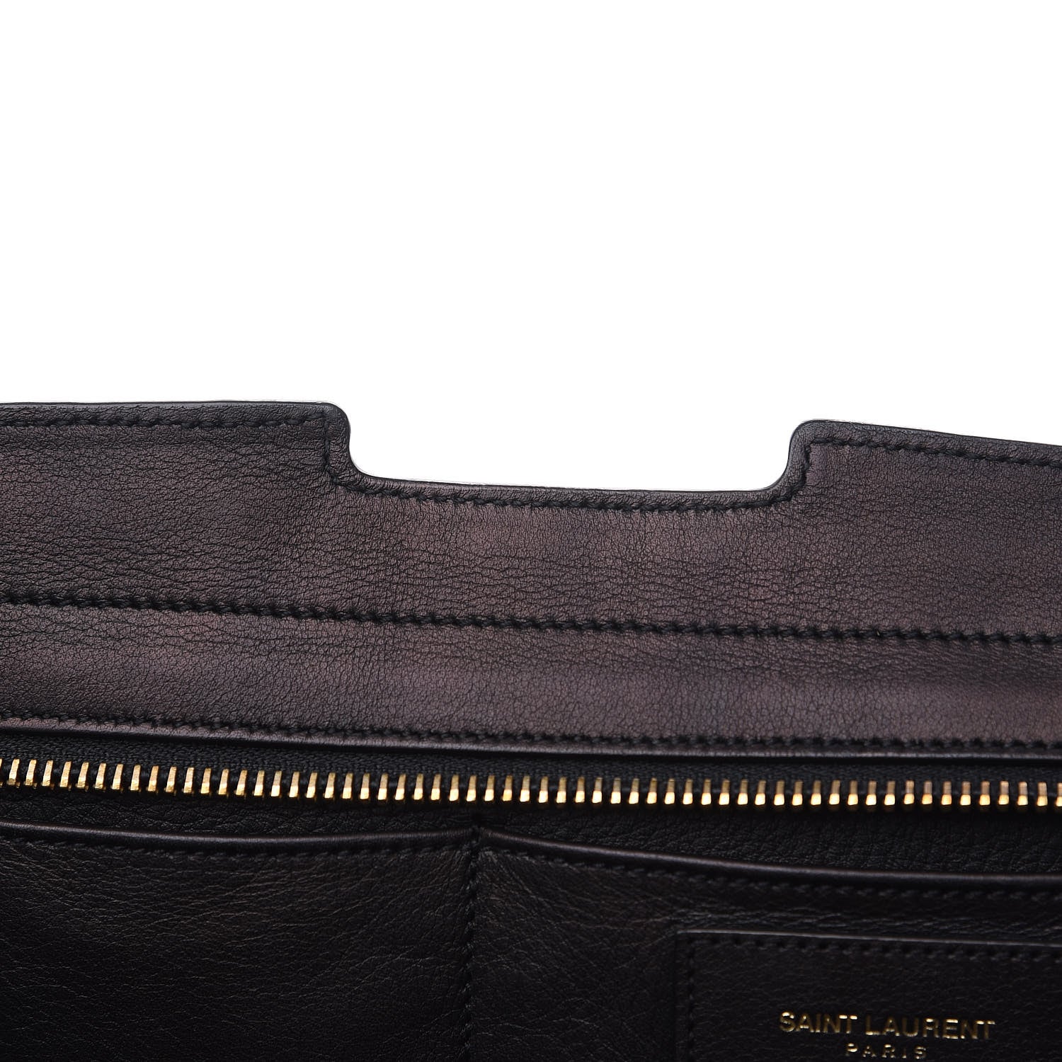 Saint Laurent Calfskin Small Classic Y Cabas Black 12 of 13