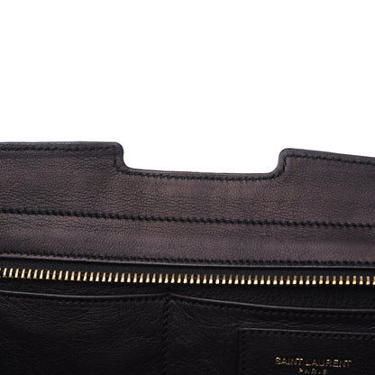 Saint Laurent Calfskin Small Classic Y Cabas Black 12 of 13