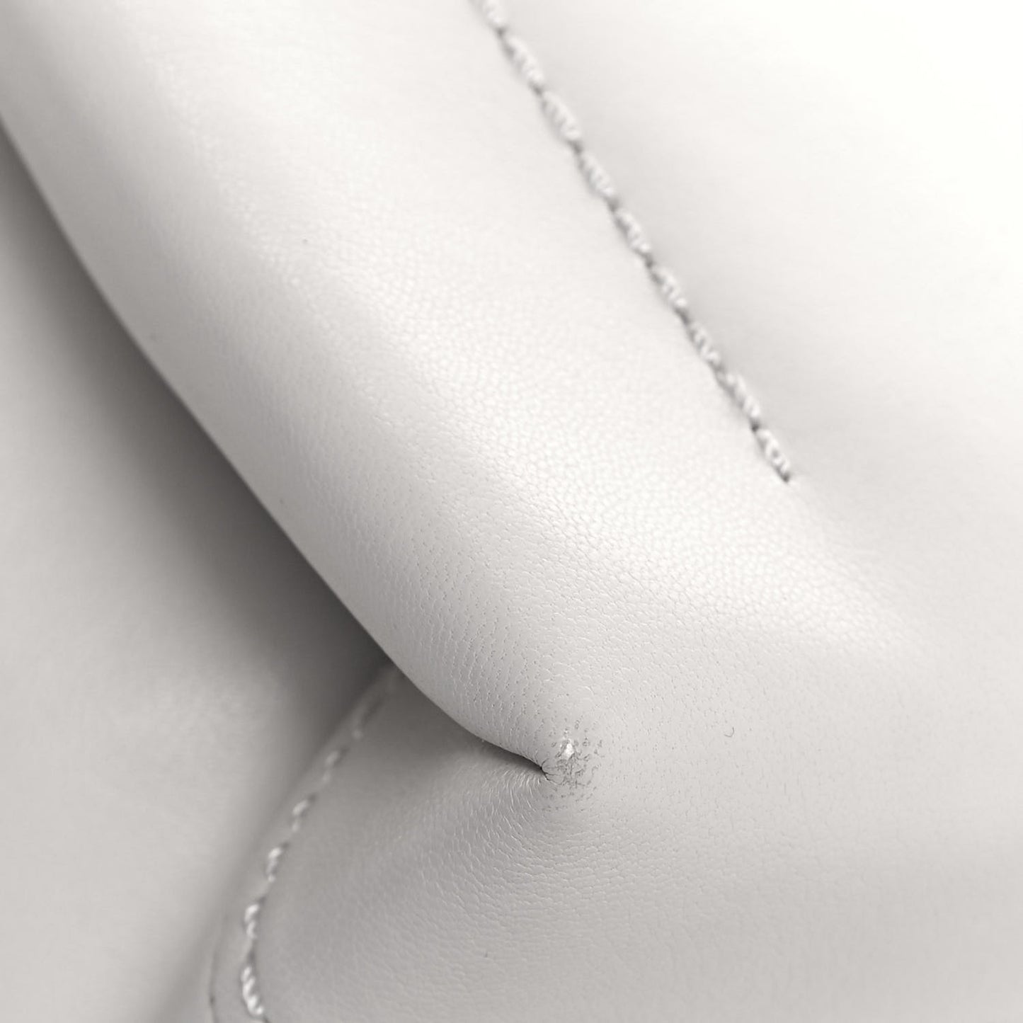 Calfskin Alix Soft Flap Clutch White