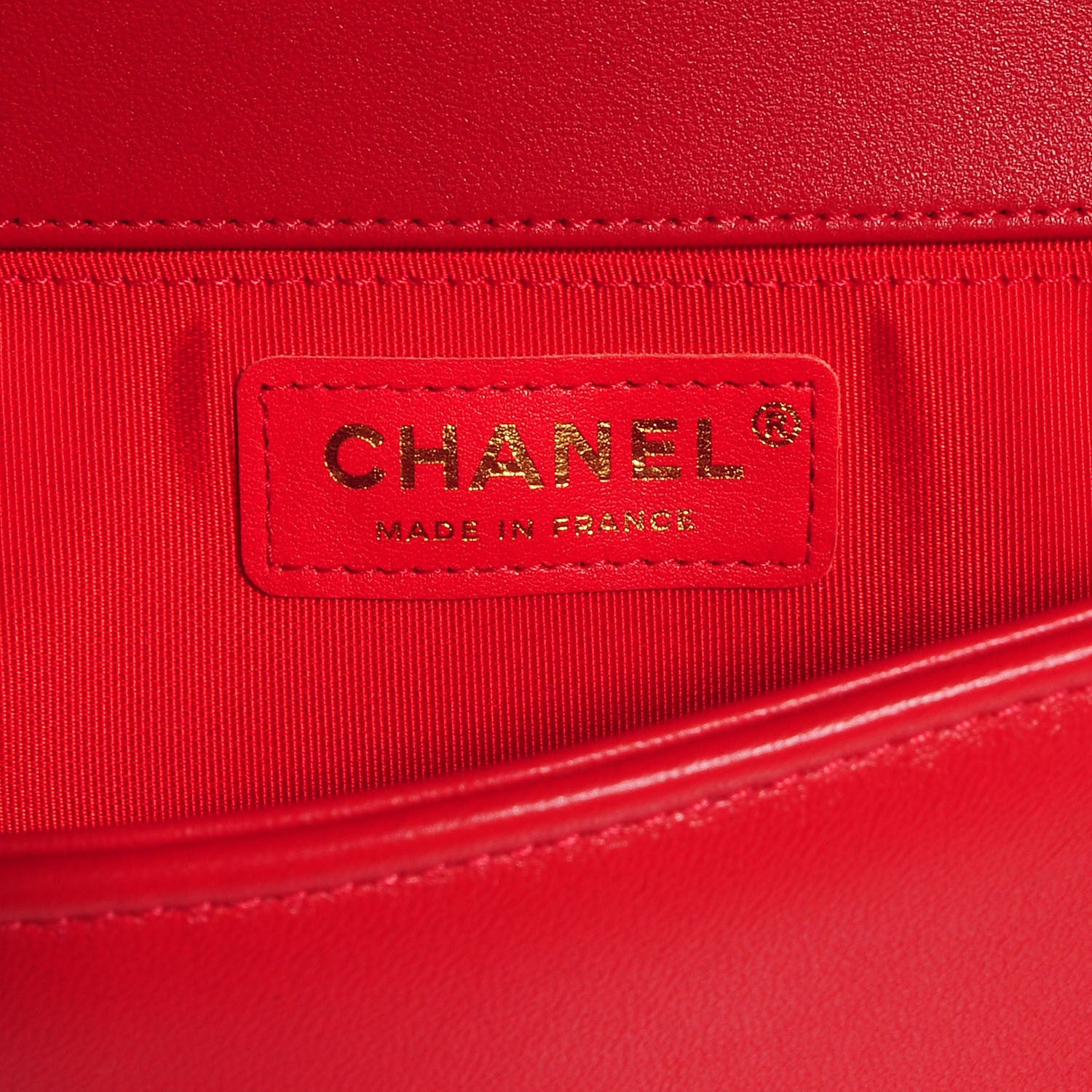 Chanel Lambskin Quilted Medium Boy Flap Red 7 of 9