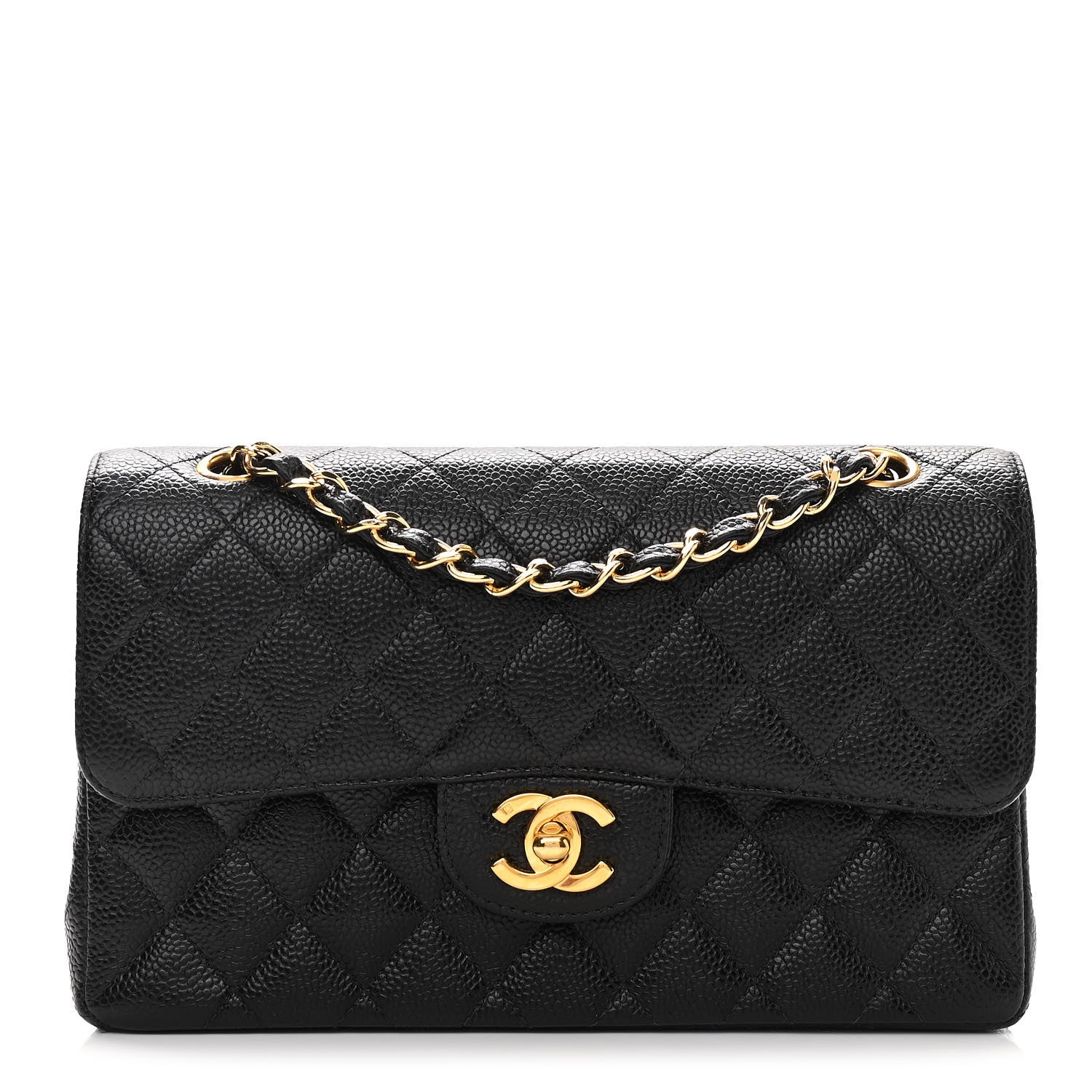 Chanel Caviar Quilted Small Double Flap Black 1 of 10