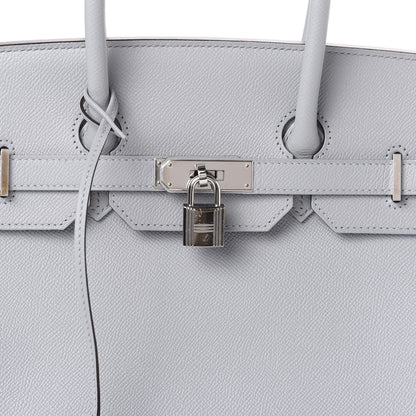 Hermes Epsom Birkin 35 Bleu Glacier 7 of 9