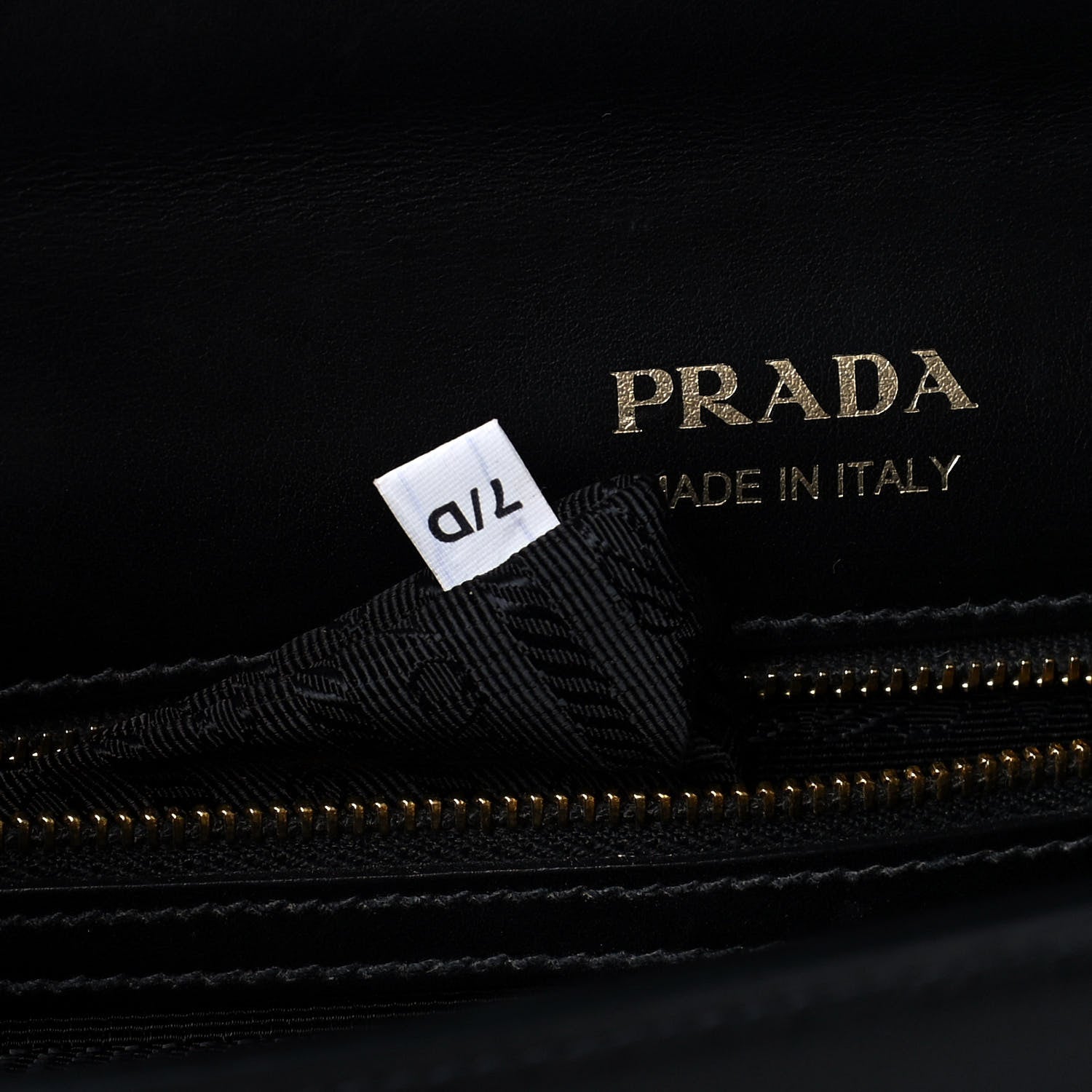 Prada City Calf Ribbon Bag Marmo Black Giada 7 of 13