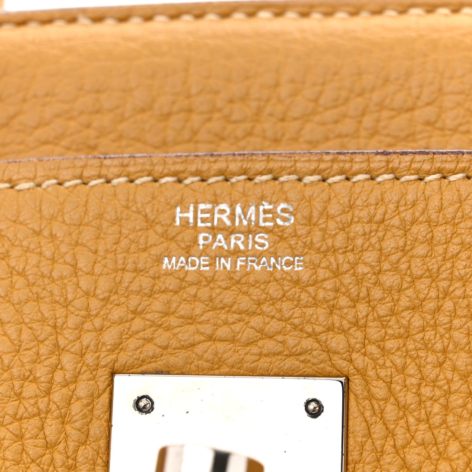 Hermes Taurillon Clemence Birkin 30 Natural Sable 6 of 10
