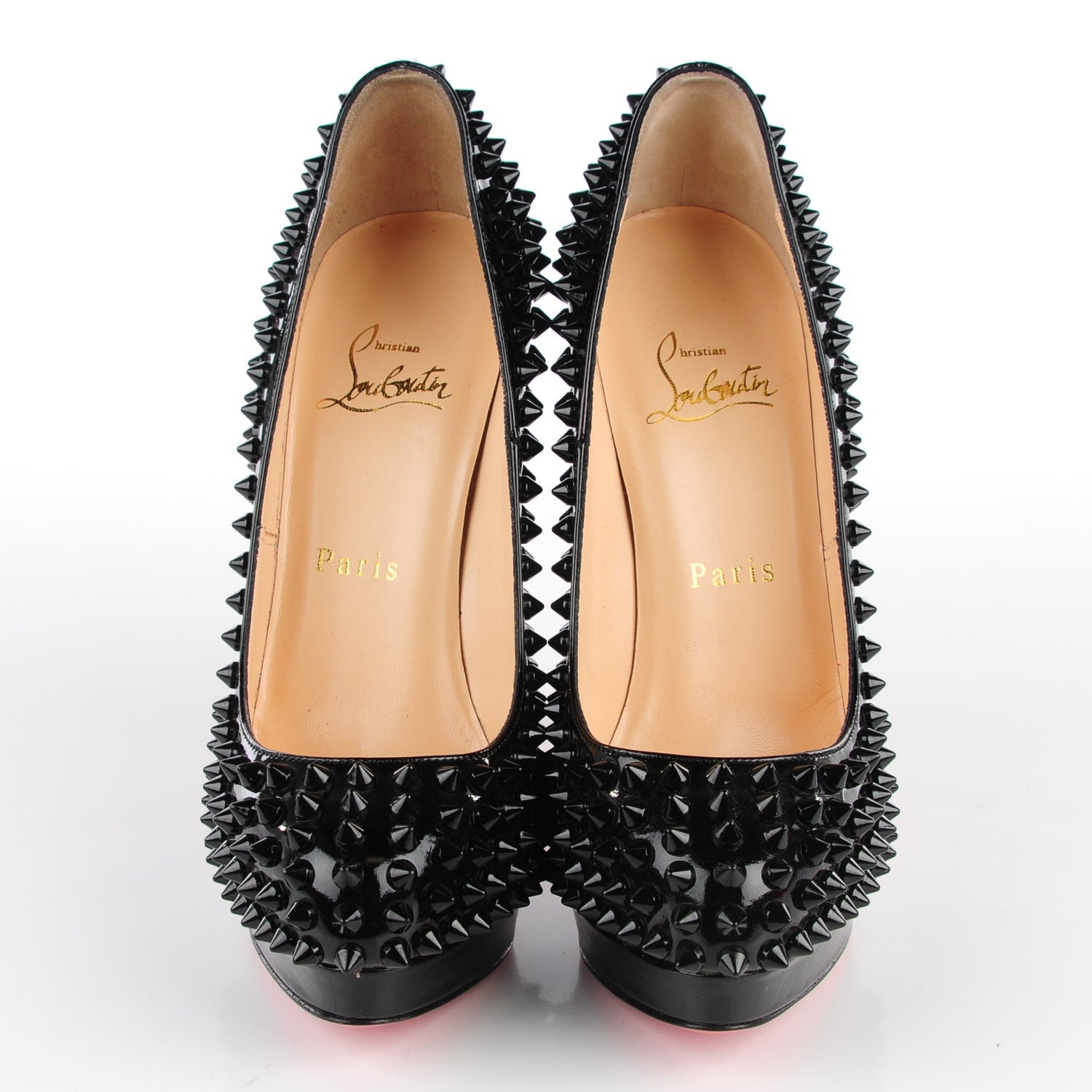Christian Louboutin Patent Alti Spikes 160 Pumps 35.5 Black 2 of 7