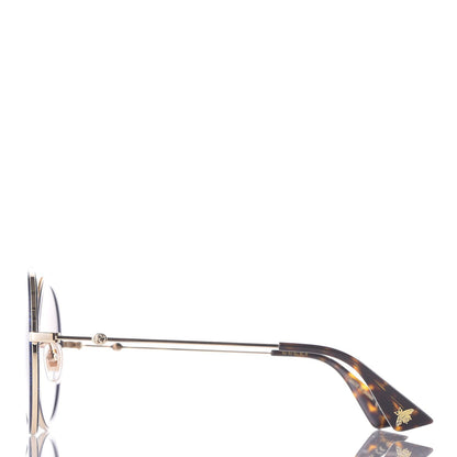 Gucci Round Sunglasses GG 0061S Blue 2 of 9