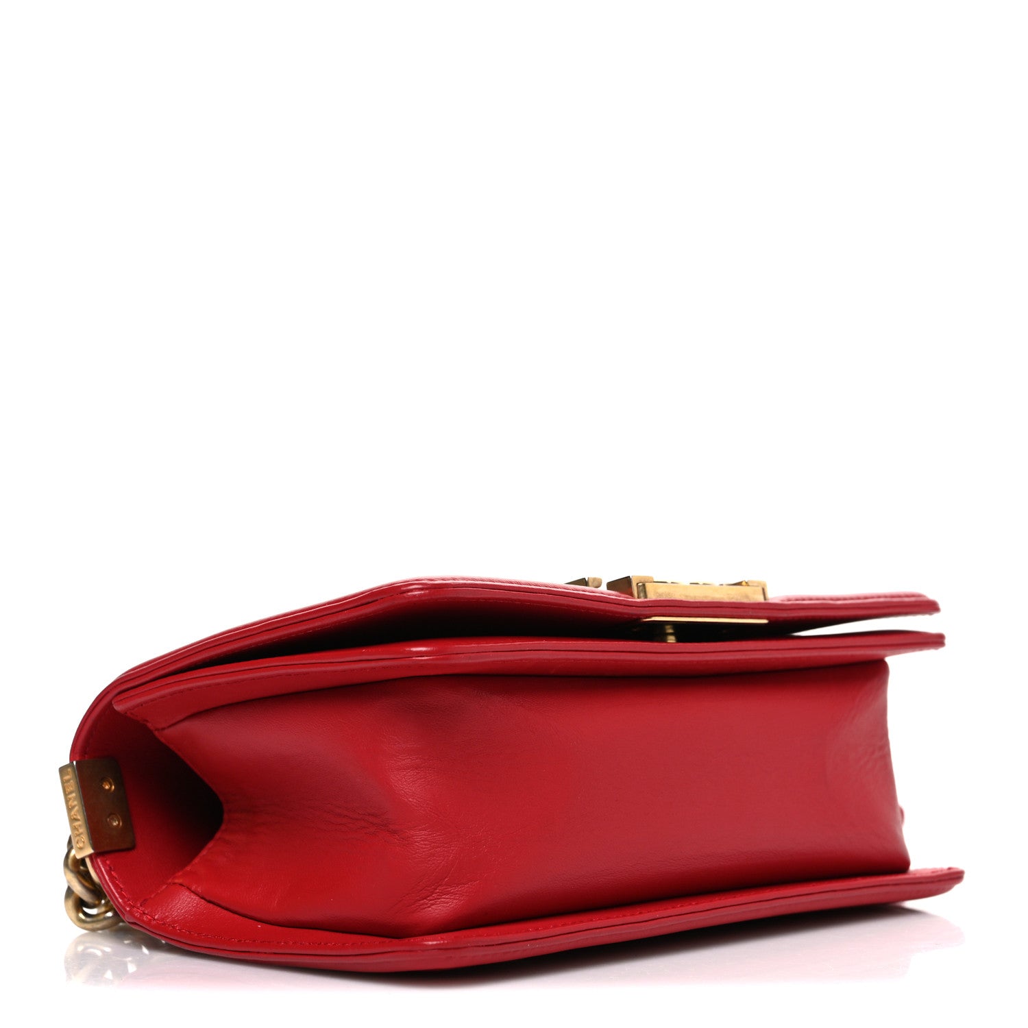 Chanel Lambskin Quilted Small Boy Flap Red 3 of 9