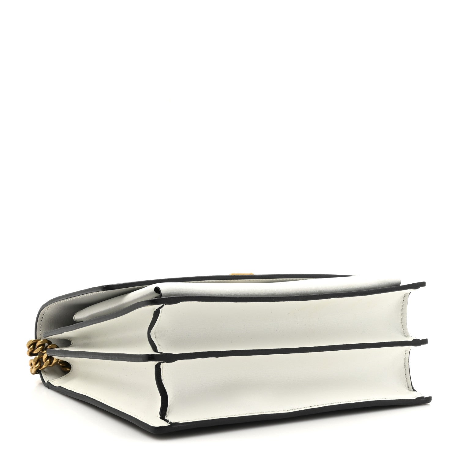 Saint Laurent Calfskin Bi-Color Medium Monogram Sunset Black Pearl White 3 of 13