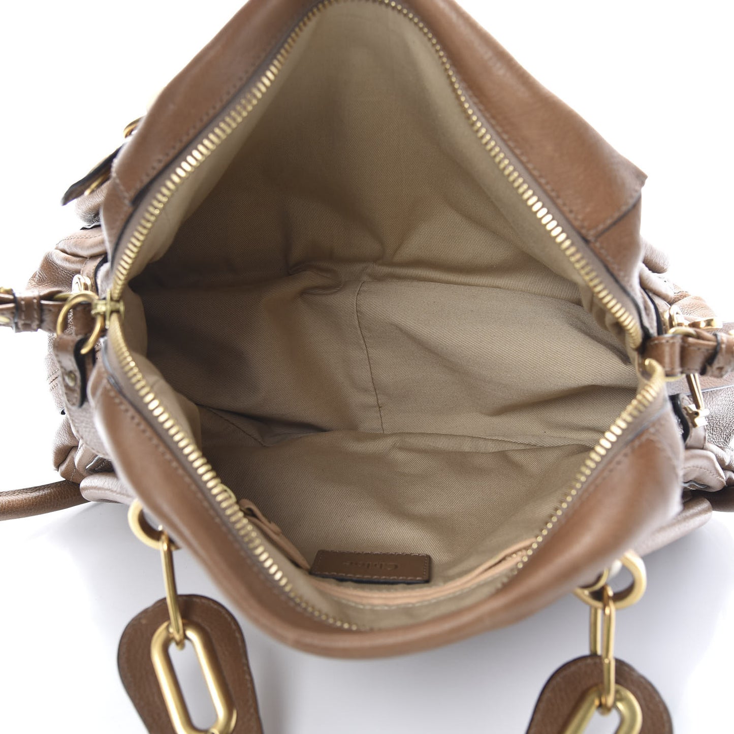 Calfskin Large Paraty Speculoos Brown