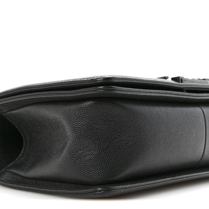 Chanel Caviar Quilted Medium Boy Flap So Black 9 of 13
