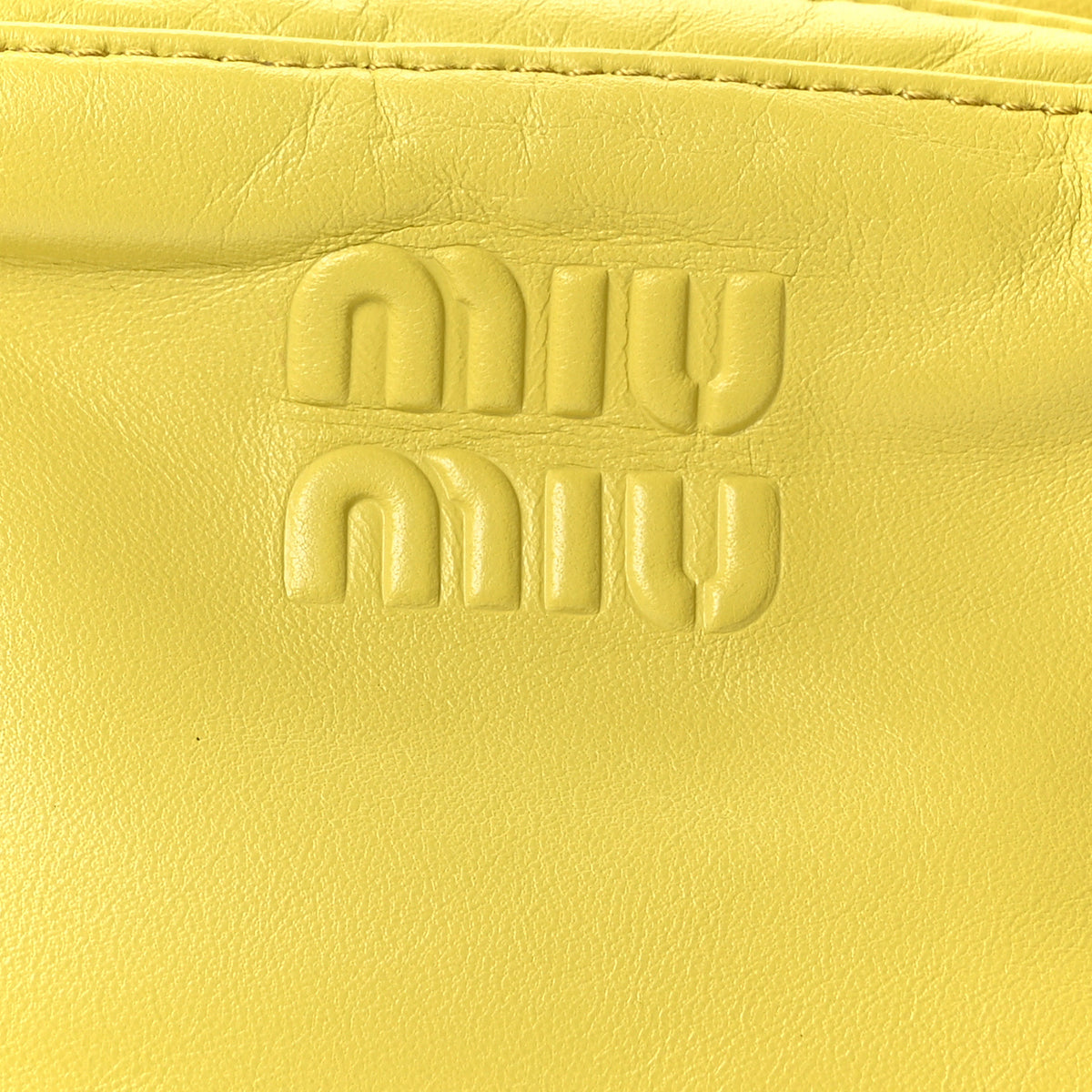 Miu Miu Nappa Pocket Bag Cedro 8 of 10