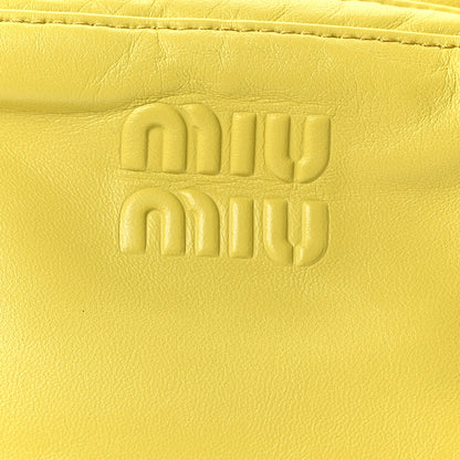 Miu Miu Nappa Pocket Bag Cedro 8 of 10