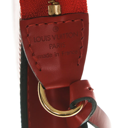 Louis Vuitton Epi Pochette Accessories 24 Castillan Red 6 of 6