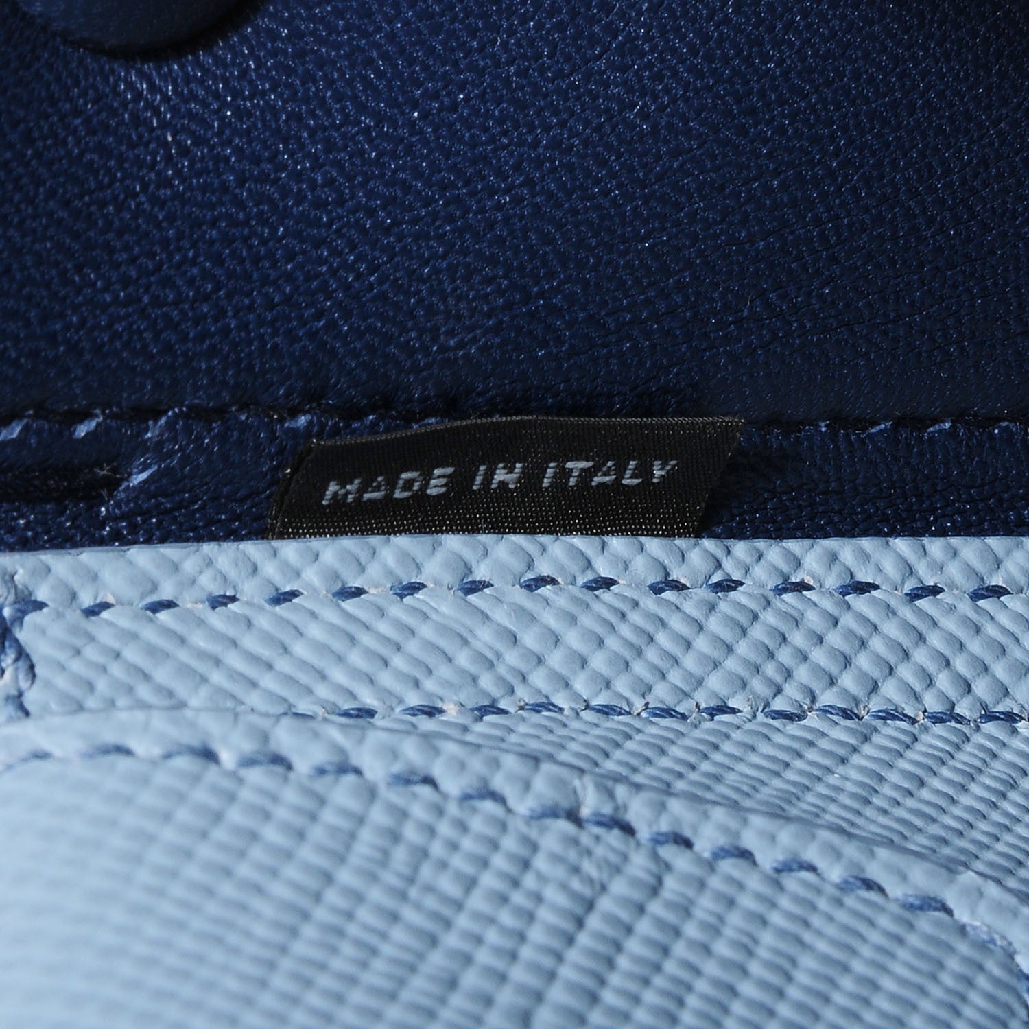 Prada Saffiano Cuir Double Handle Tote Astrale 10 of 10