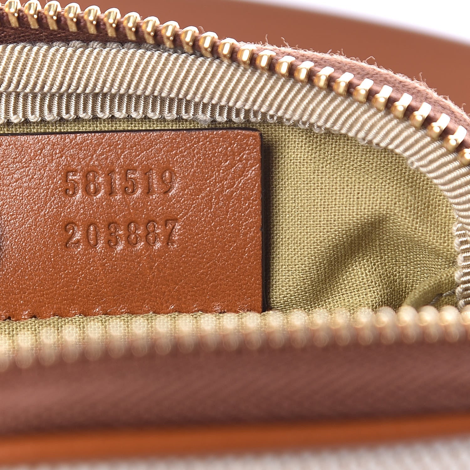 Gucci Vintage Canvas Calfskin Web Belted iPhone Case 90 36 Sand Cuir 7 of 8