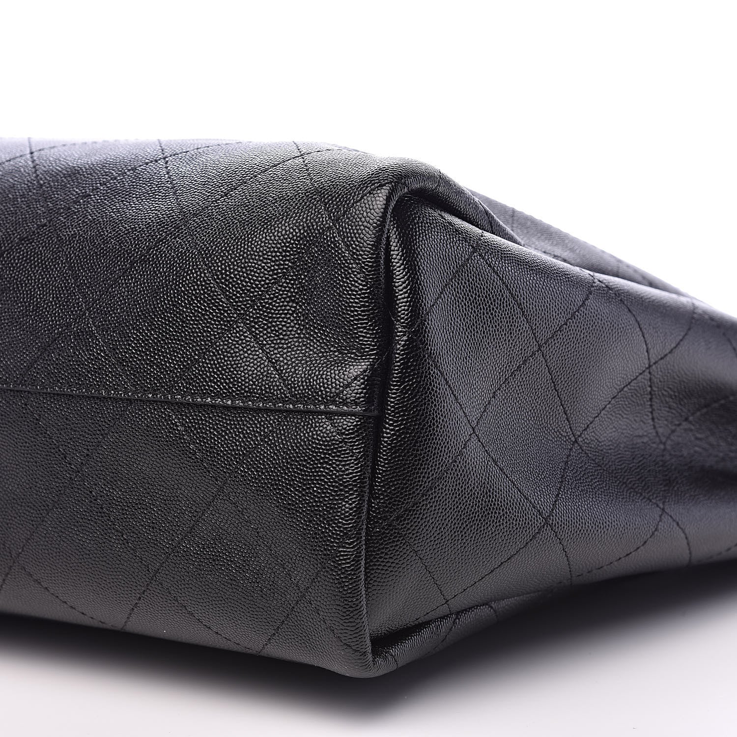Chanel Caviar Stitched Large Shopping Tote Black 9 of 10