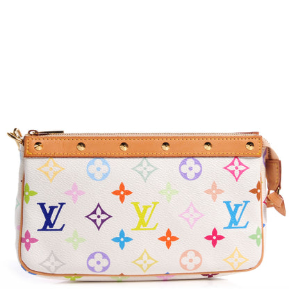 Louis Vuitton Monogram Multicolor Pochette Accessories White 1 of 7