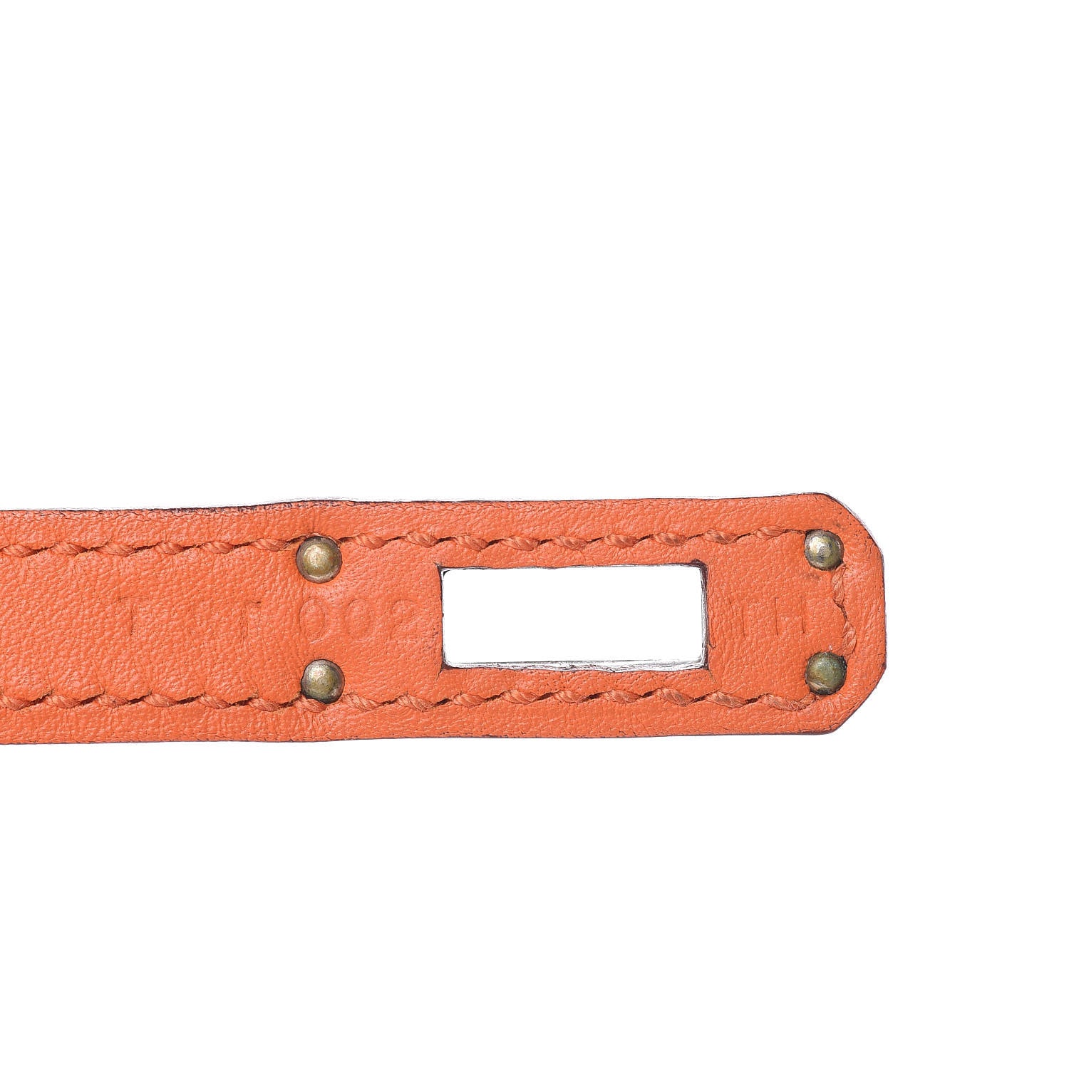 Hermes Swift Kelly Pochette Clutch Orange 17 of 23