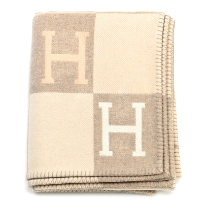 Hermes Wool Cashmere Avalon III Blanket Coco Camomille 1 of 3