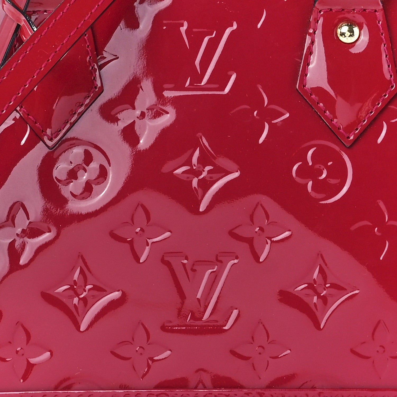 Louis Vuitton Vernis Alma BB Rose Indien 9 of 12
