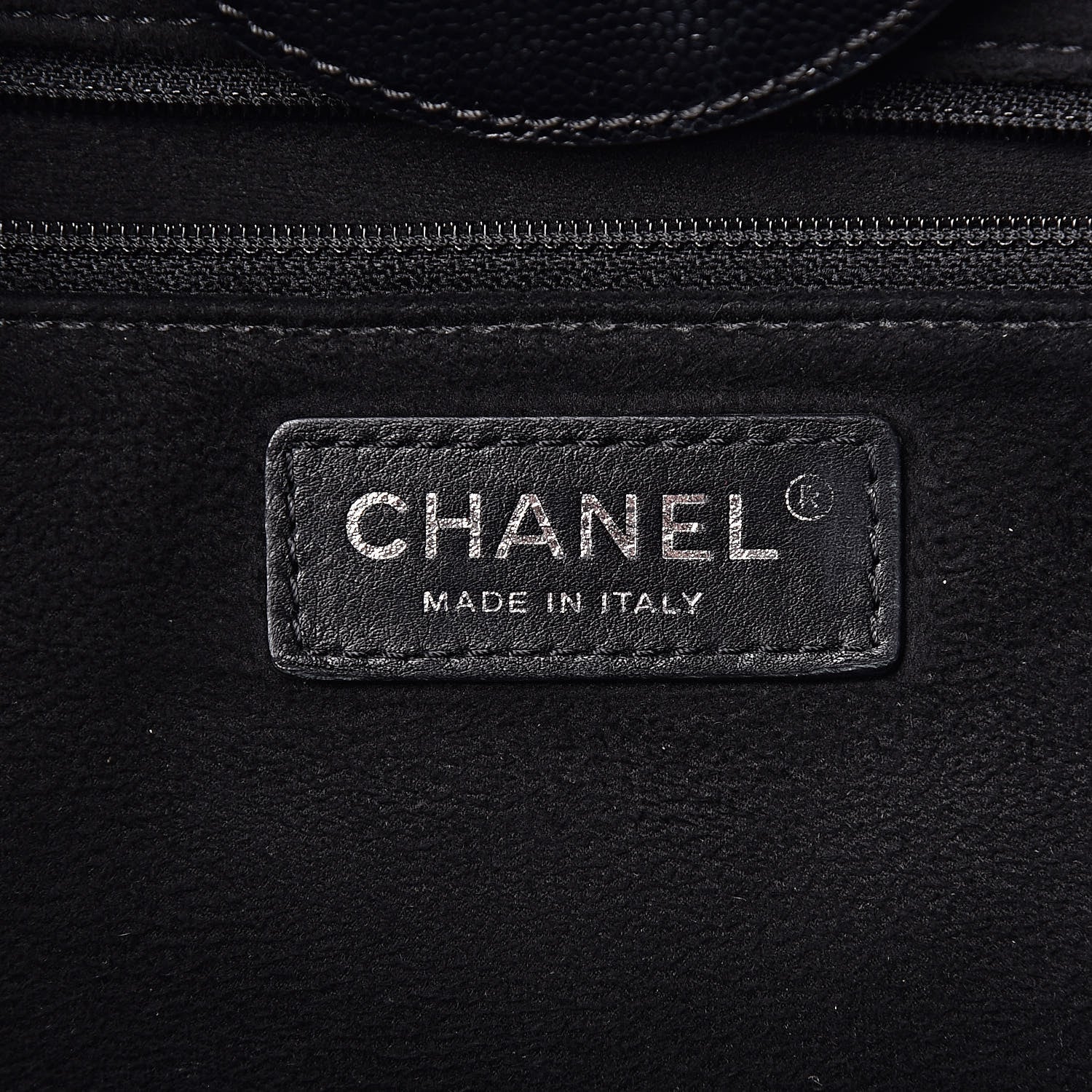 Chanel Caviar Medium Studded Deauville Tote Black 6 of 11