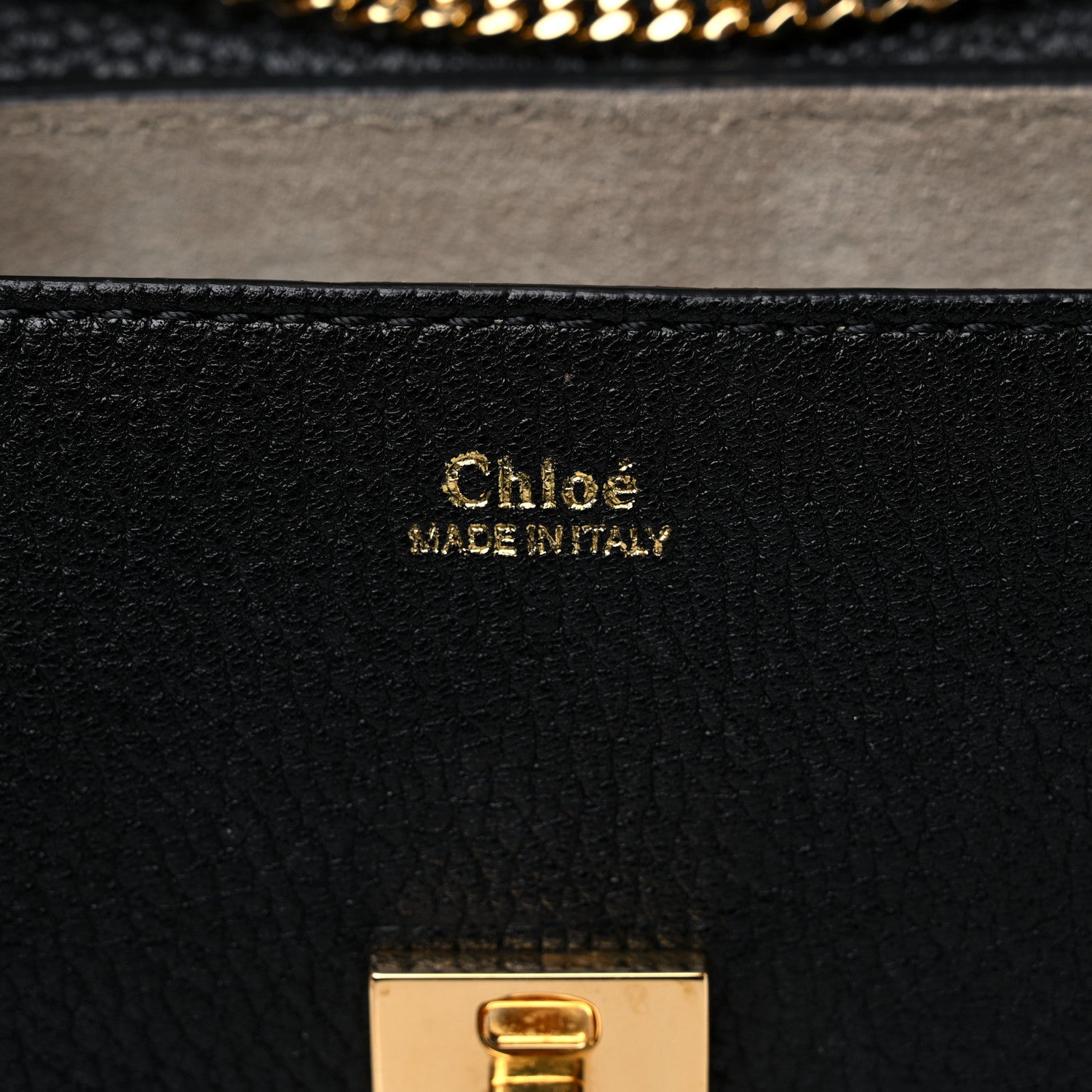 Chloe Grained Lambskin Drew Shoulder Bag Black 6 of 12