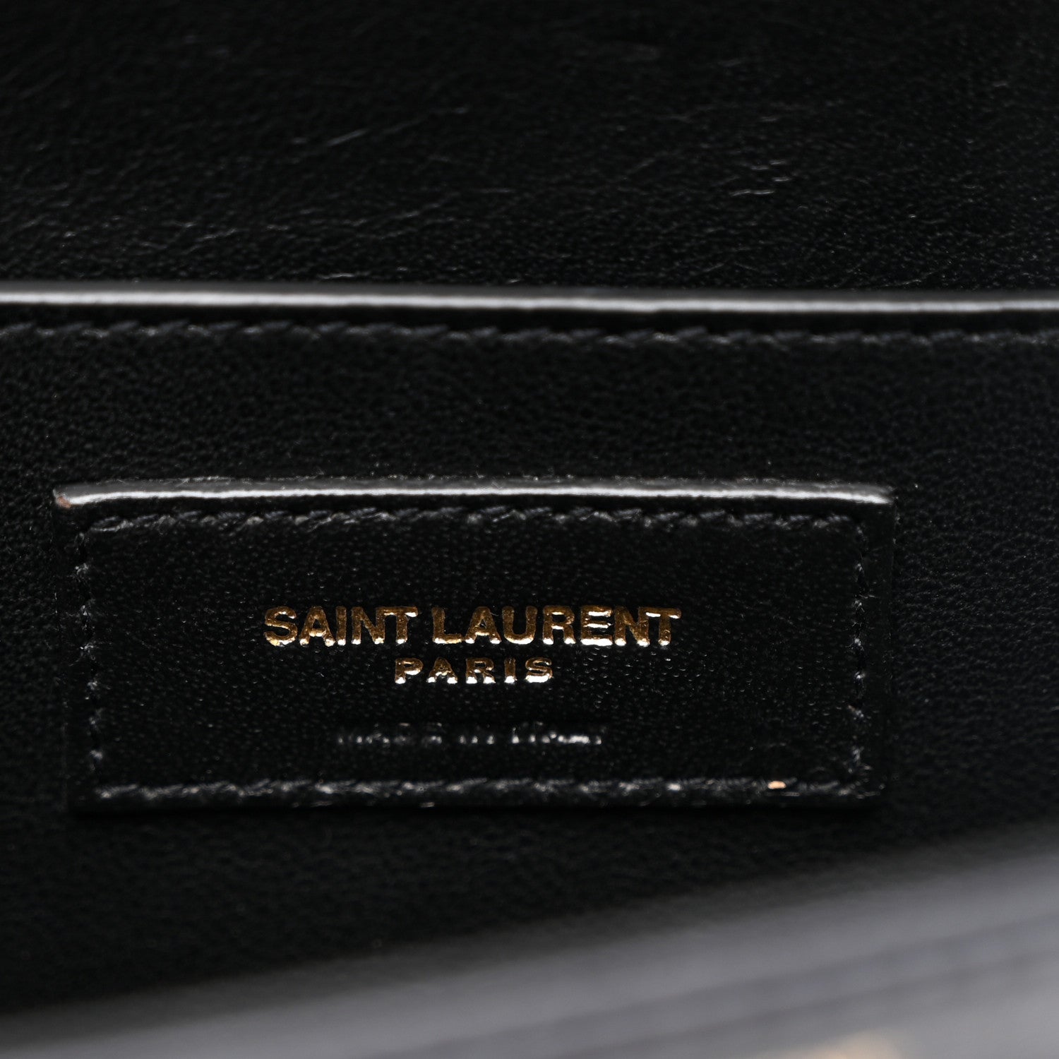 Saint Laurent Calfskin Medium Le 61 Shoulder Bag Navy 6 of 10